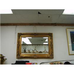 Beautiful gold beveled mirror (230)
