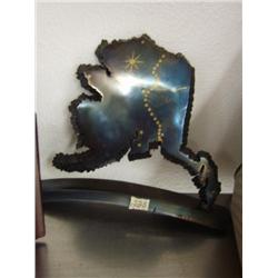 Outline of state of Alaska pipeline made of the pipeline (2)