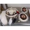 Image 1 : Wall hanging dream catcher, and 2 fur mask (241)