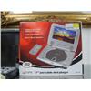 Image 2 : Tandy laptop computer with carrying case, and portable DVD player new in box (266)