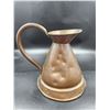 Image 1 : Copper Victorian Style Haystack Pitcher 10"H x 10.5"W