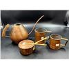Image 1 : Copper Pair Handmade Mugs, Lidded Pot & Watering Can