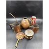 Image 2 : Copper Pair Handmade Mugs, Lidded Pot & Watering Can