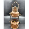 Image 1 : Copper Anchor Lantern 12"H x 4.5"W Made In England
