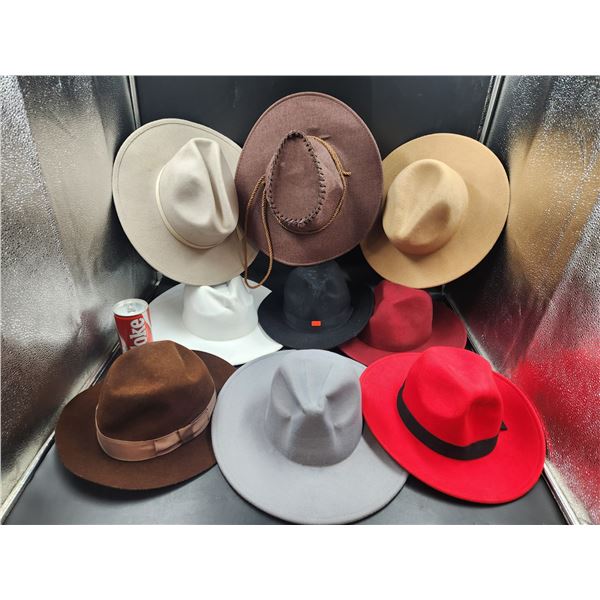Wide Brim Fedora Hats
