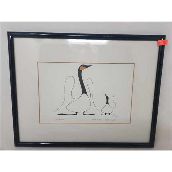 Framed "Learning" Print By Benjamin Chee Chee