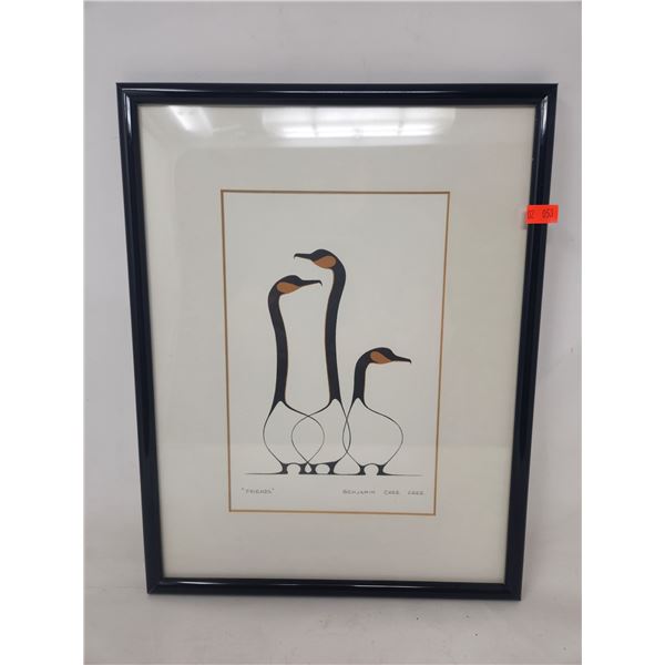 Framed "Friends" Print By Benjamin Chee Chee