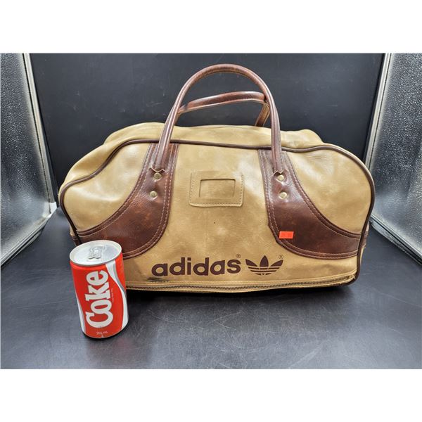 Vintage Leather Adidas Bag