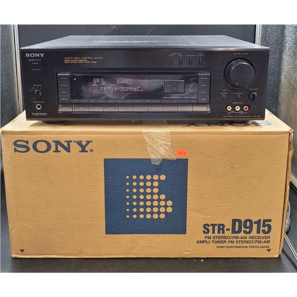 Sony STR-D915 FM Stereo/FM-AM Receiver Audio/Video Control Center
