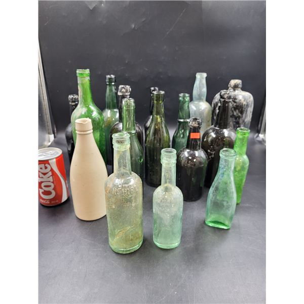 Antique Glass Bottle Lot