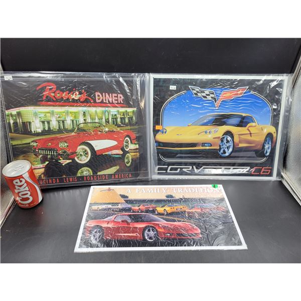 Tin Automobile Sign Lot