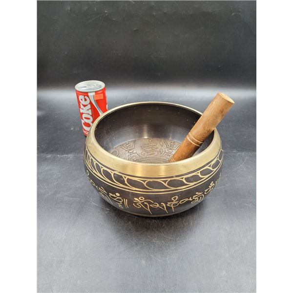 Tibetan Brass Singing Bowl