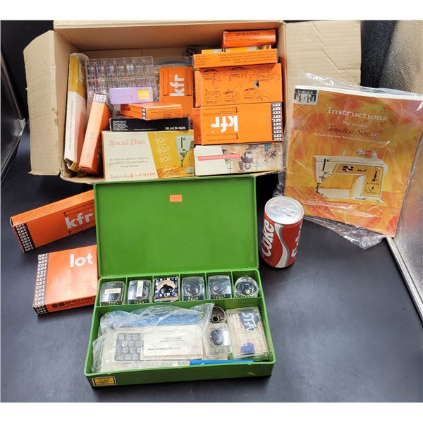 Sewing Machine Accessories, Correctable Film Ribbon, and Adhesive Lift Off Tape