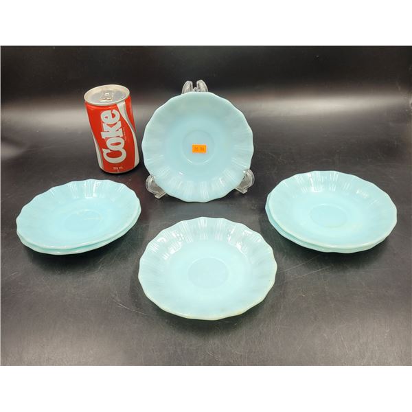 Pyrex Robin Egg Blue Plates