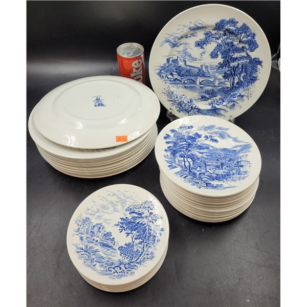 Countryside Wedgwood & Co. Ltd. Plates Made in England