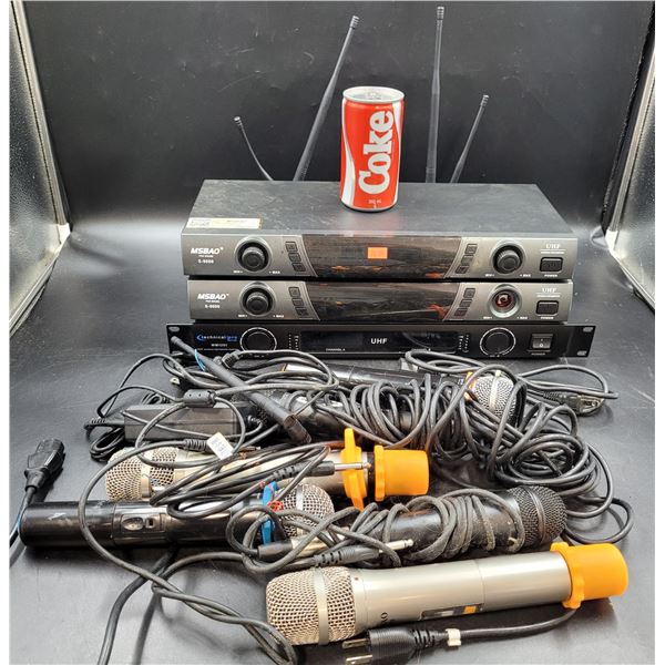 Microphones and Wireless Microphone Receivers