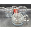 Image 1 : Pyrex Coffee Pot & Double Boilers