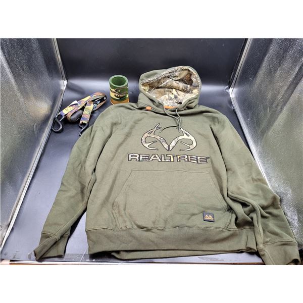 Camo Realtree XL Sweater, Drink Sleeve & Strap