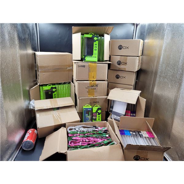 Phone Accessories Lot (Cases, Screen Protectors, Chargers, Cables)