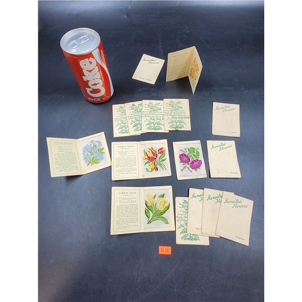 Vintage Kensitas Flowers Flower Cards