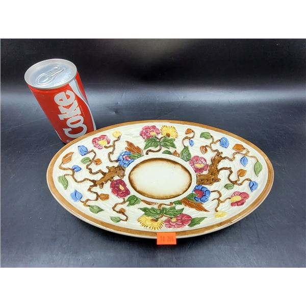 Vintage H.G Wood Hand Painted Indian Tree Plate Made In England