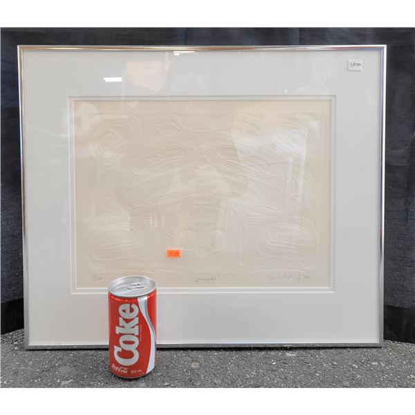 Jim M. Hart 82 "Qonamgada" Signed Art 77/199 Frame & Matted 21.5"x18"