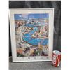 Image 1 : Framed Christopher Rogers Signed Poster Print Of London