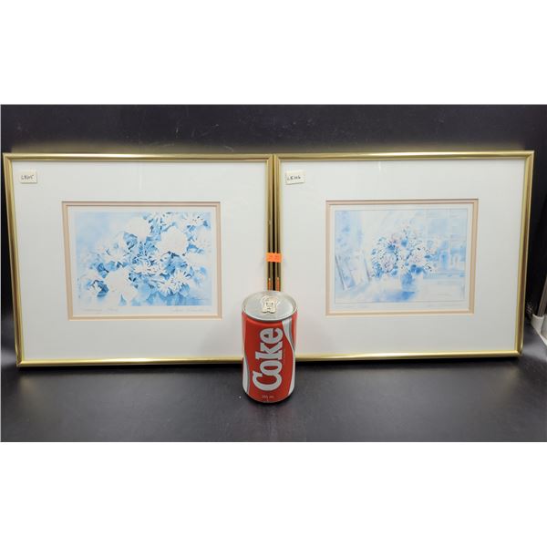 Joyce Kamikure "Morning Roses" & "Window Roses" Signed Made In Canada Framed & Matted