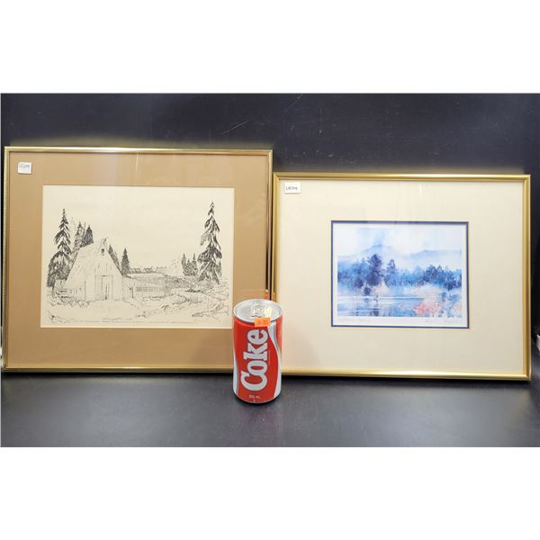 "September Morning" & Granville 73 "The Growing Land" Signed & Framed