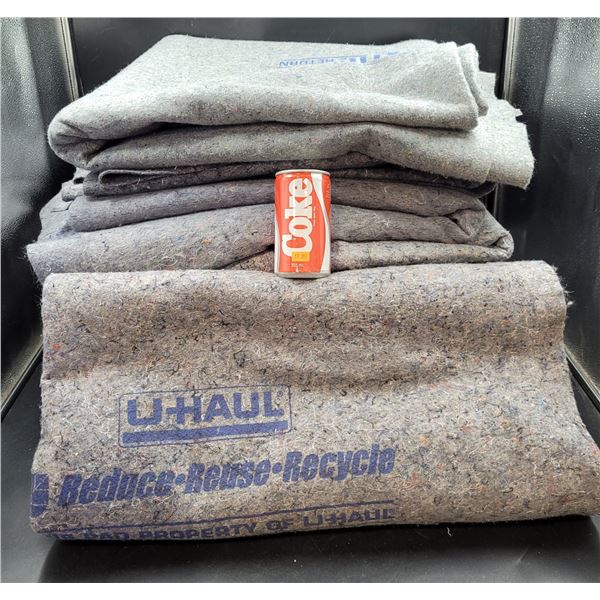Stack Of U-Haul Moving Blankets