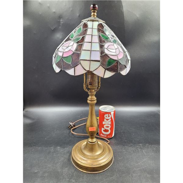 Vintage Stained Glass Lamp