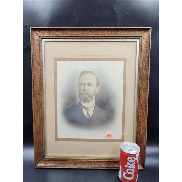 Antique Wooden Framed Photograph