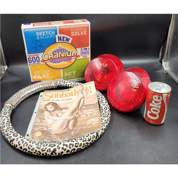 Car Accessory, Cranium, and Vintage Magazine Lot