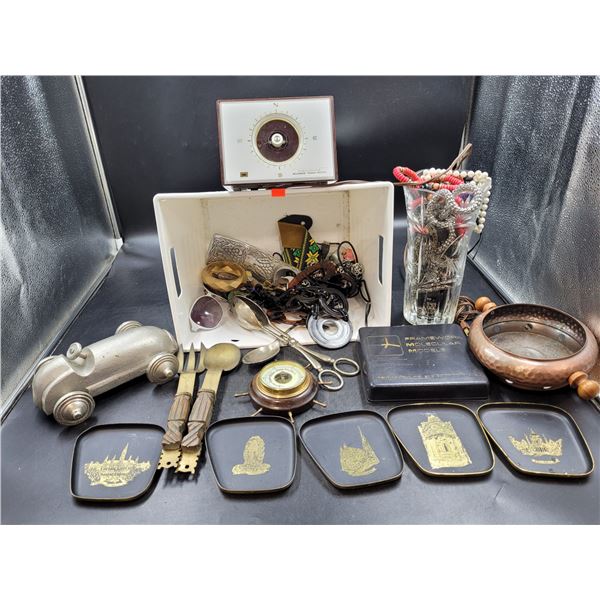 Kitchen, Home, and Costume Jewelry Lot