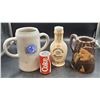 Image 1 : Vintage Stein and Frontenac Bottle Lot