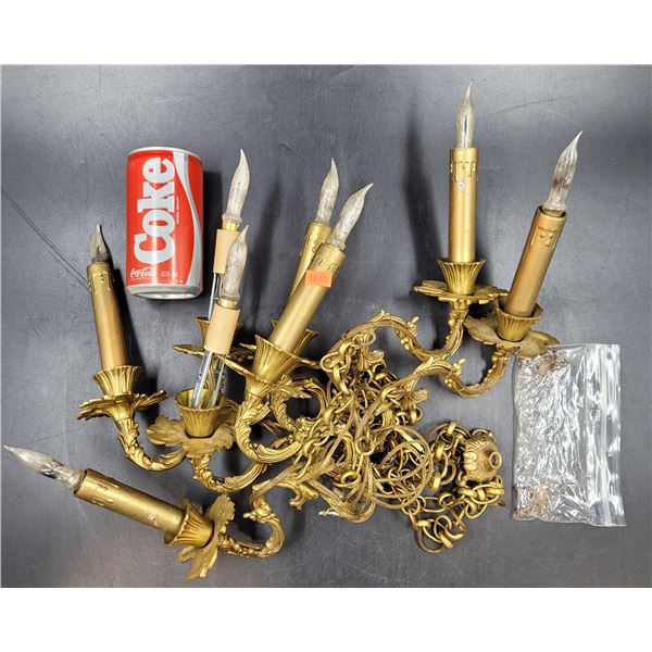 Vintage Candle Chandelier