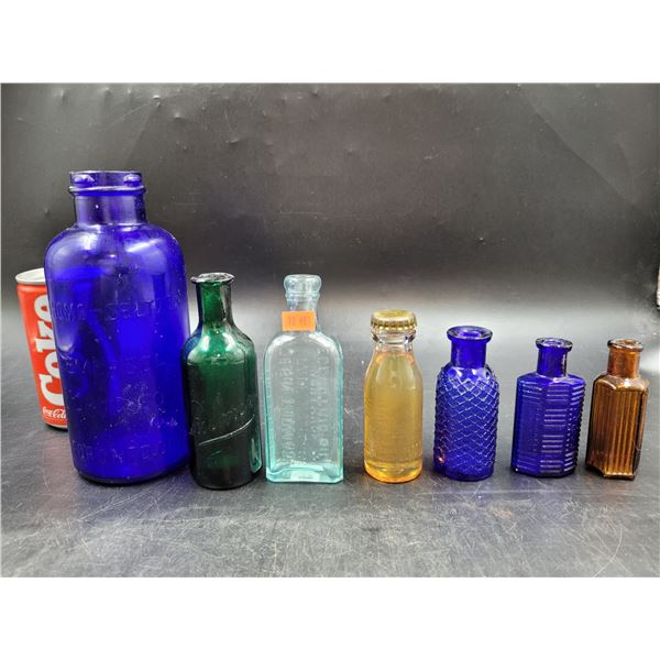Vintage Glass Bottle Lot
