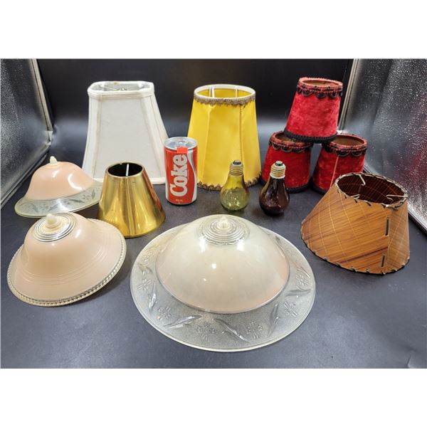 Vintage Lamp Shade Lot