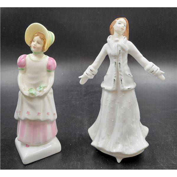 Royal Doulton "Emma" & "Joy" Figurines