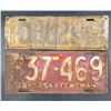 Image 1 : Antique Canadian License Plates
