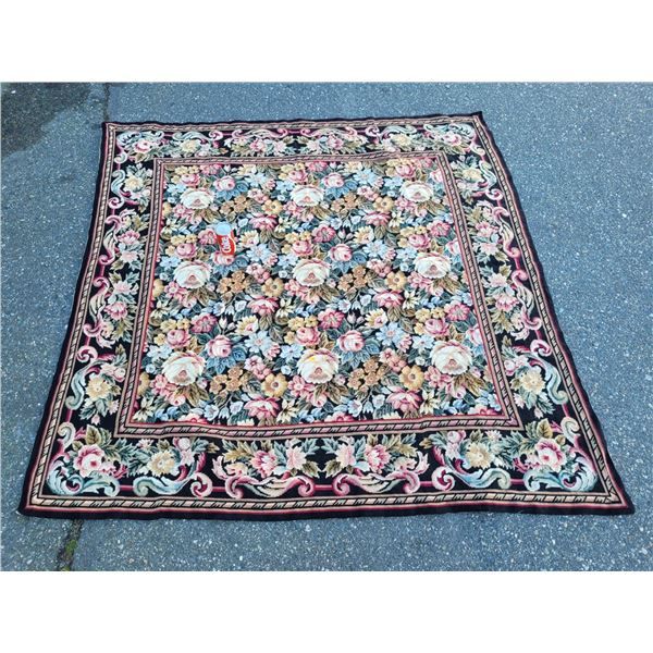 70x70 Vintage Hand-Knotted Rug
