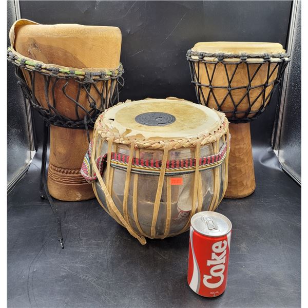 Authentic Indian Tabla & African Djembe Drums