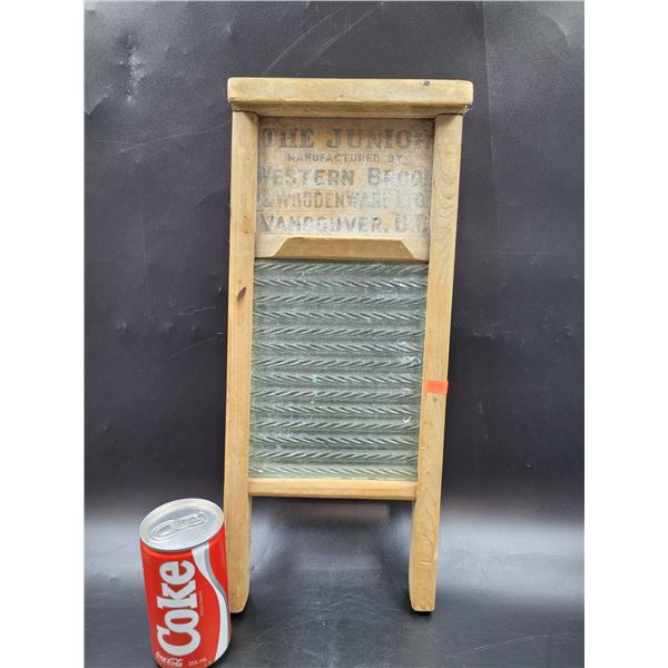Vintage Washboard Made in Vancouver, BC