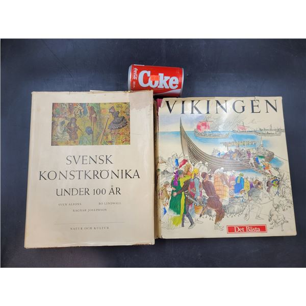 Swedish Art & Viking History Books