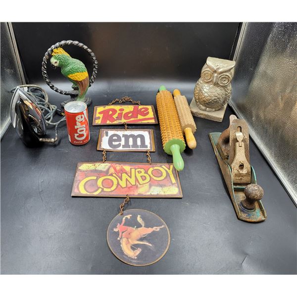 Vintage Kitchen, Home, & Wood Plane Lot