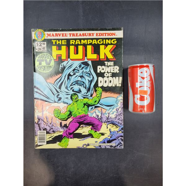 Vintage Marvel Treasury Edition The Rampaging Hulk The Power Of Doom Comic