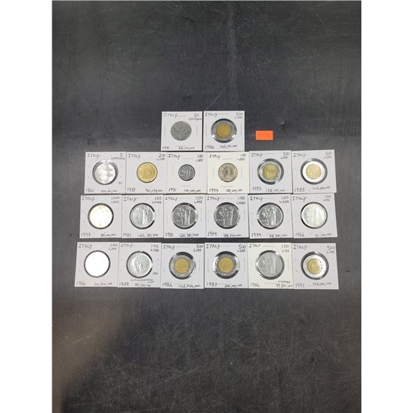 Assorted Italian Coin Lot