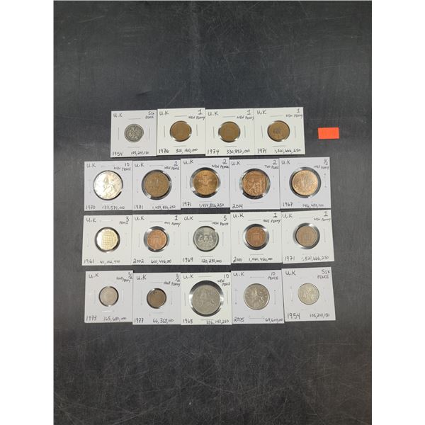 Assorted UK Coin Lot
