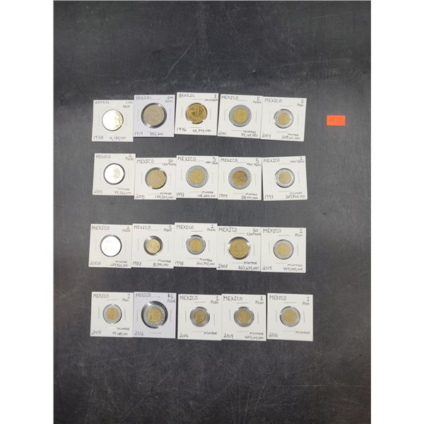 Assorted Mexico Coin Lot
