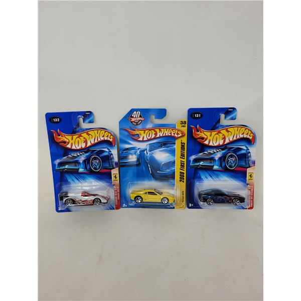 Hot Wheels "Ferrari GTO", "Ferrari 333 SP" & "Ferrari 550 Maranello"